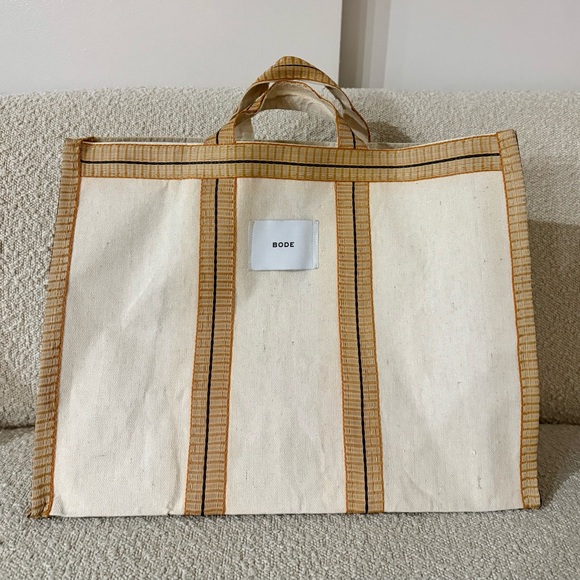 Bode Hand Made Canvas Bag [NEW] - Picture 1 of 4